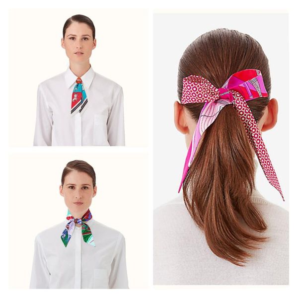 scarves design silk ribbon small floral print women scarf handle bag ribbons female headband long & wraps, Blue;gray
scarves design silk ribbon small floral print women scarf handle bag ribbons female headband long & wraps, Blue;gray