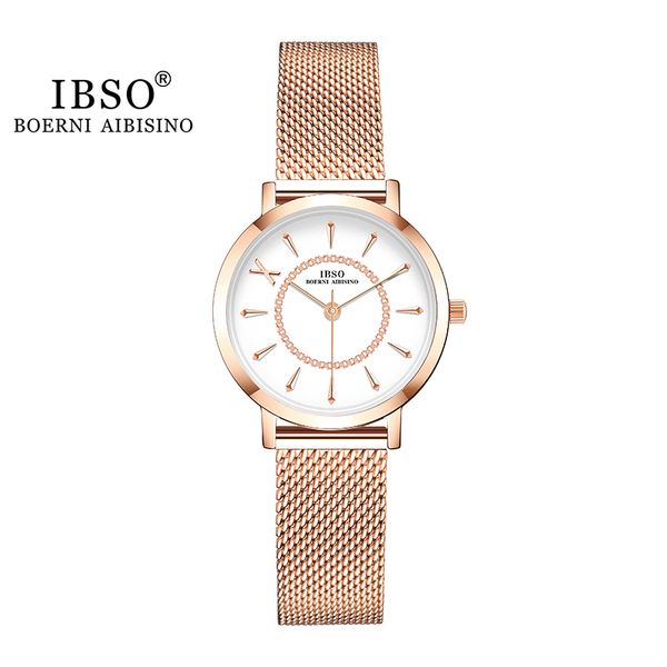 ibso japan quartz movement elegant style womens wristwatched ladies stainless steel mesh rose gold waterproof watches for womeng, Slivery;brown
ibso japan quartz movement elegant style womens wristwatched ladies stainless steel mesh rose gold waterproof watches for womeng, Slivery;brown