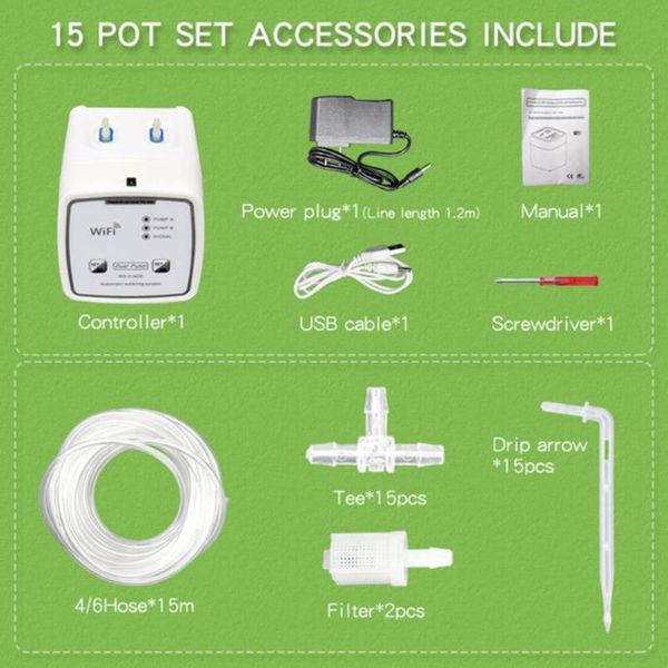 watering equipments 2021 wifi mobile phone control drip irrigation system intelligent automatic device garden water pump timer
watering equipments 2021 wifi mobile phone control drip irrigation system intelligent automatic device garden water pump timer