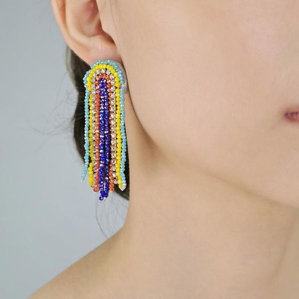 dangle & chandelier manilai boho rainbow crystal beaded tassel earrings for women handmade multicolor long beads statement jewelry, Silver
dangle & chandelier manilai boho rainbow crystal beaded tassel earrings for women handmade multicolor long beads statement jewelry, Silver