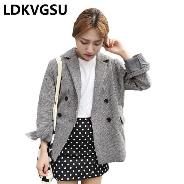 women's suits & blazers women elegant suit jacket 2021 spring autumn fashion female double breasted short plaid casual is1547, White;black
women's suits & blazers women elegant suit jacket 2021 spring autumn fashion female double breasted short plaid casual is1547, White;black
