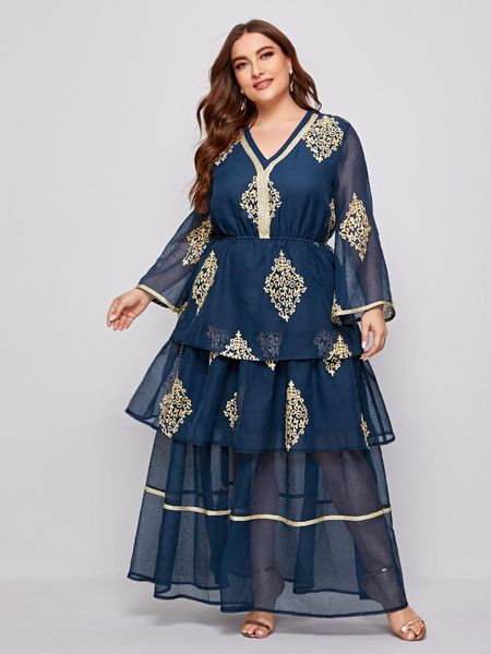 plus size dresses ethnic dress abaya for women embroidered v neck long sleeve modest muslim robe african arabic clothes tower, Black
plus size dresses ethnic dress abaya for women embroidered v neck long sleeve modest muslim robe african arabic clothes tower, Black