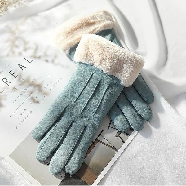 five fingers gloves autumn winter warm plush riding driving touch screen glove femme guantes de invierno para mujer women, Blue;gray
five fingers gloves autumn winter warm plush riding driving touch screen glove femme guantes de invierno para mujer women, Blue;gray