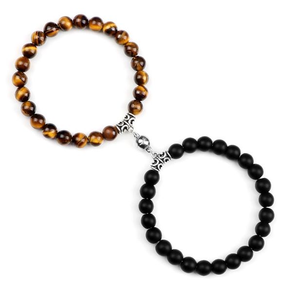 beaded, strands 2pcs/set natura tiger eye stone beaded bracelets fashion couple magnet pendant lover distance bangles women jewelry gift pul, Black
beaded, strands 2pcs/set natura tiger eye stone beaded bracelets fashion couple magnet pendant lover distance bangles women jewelry gift pul, Black
