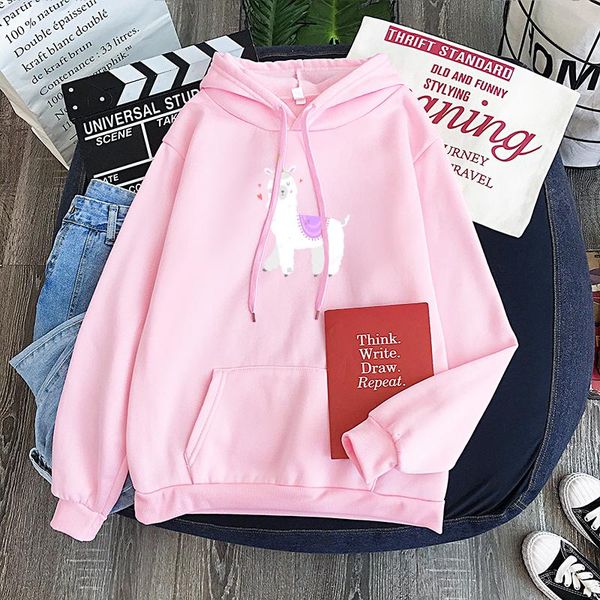 women's hoodies & sweatshirts cute llama hoodie travelling sweatshirt gift women winter outerwear fleece hoody, Black
women's hoodies & sweatshirts cute llama hoodie travelling sweatshirt gift women winter outerwear fleece hoody, Black