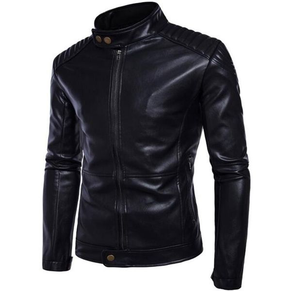 men's jackets leather jacket men vintage mens pu coat slim fit black clothing moto biker male big size 4xl 5xl, Black;brown
men's jackets leather jacket men vintage mens pu coat slim fit black clothing moto biker male big size 4xl 5xl, Black;brown
