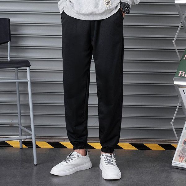 men's pants high-quality sports summer casual loose cool breathable korean solid color men, Black
men's pants high-quality sports summer casual loose cool breathable korean solid color men, Black
