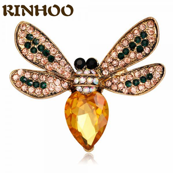 cute animal bee brooch small pin scarf decoration dress suit collar brooches jewelry for women crystal rhinestone insects pindio chan contac, Gray
cute animal bee brooch small pin scarf decoration dress suit collar brooches jewelry for women crystal rhinestone insects pindio chan contac, Gray