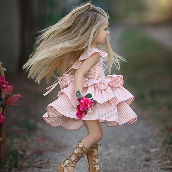 girl's dresses baby girls party dress ruffles sleevelee plaid print lotus leaf lovely princess childrens cute costume 2021 summer, Red;yellow
girl's dresses baby girls party dress ruffles sleevelee plaid print lotus leaf lovely princess childrens cute costume 2021 summer, Red;yellow