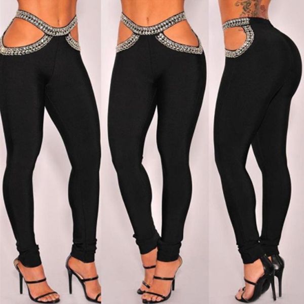 women's pants & capris adyce 2021 summer women long bandage hollow out beading black leg club celebrity runway party pant trousers, Black;white
women's pants & capris adyce 2021 summer women long bandage hollow out beading black leg club celebrity runway party pant trousers, Black;white