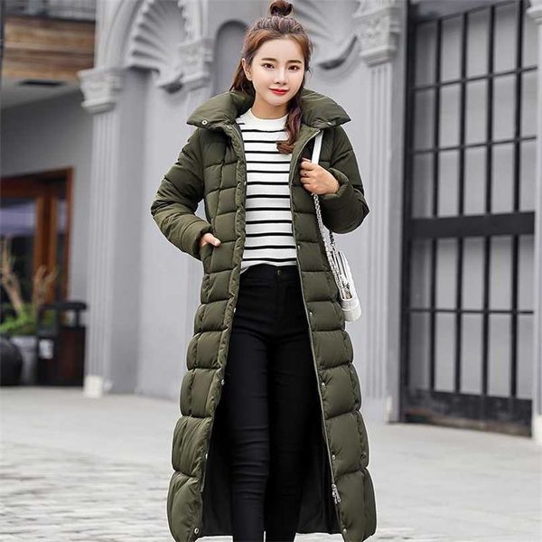 long slim solid color women jacket parkas fashion winter female coat plus size 211018, Black
long slim solid color women jacket parkas fashion winter female coat plus size 211018, Black