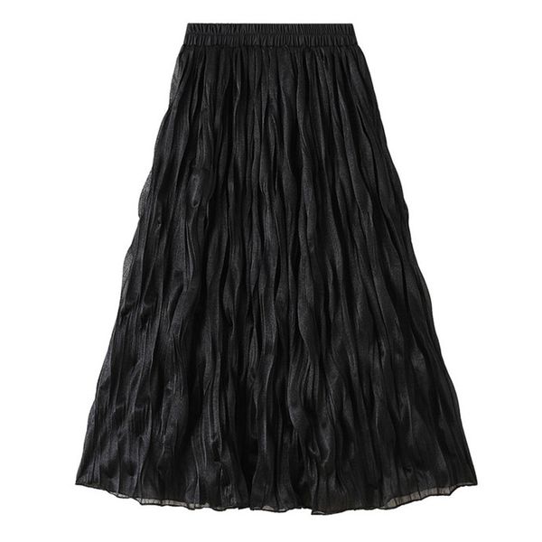 women long skirt korea styled a-line casual fashion solid long s for women spring summer clothes zipper elegant 210524, Black
women long skirt korea styled a-line casual fashion solid long s for women spring summer clothes zipper elegant 210524, Black