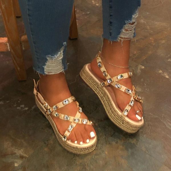 dress shoes female platform sandals handmade rhinestones summer open toe women comfortable plus size #35, Black
dress shoes female platform sandals handmade rhinestones summer open toe women comfortable plus size #35, Black