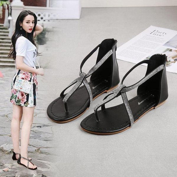 sandals 2021 fashion ladies shoes summer women rhinestone bottom flip flops a, Black
sandals 2021 fashion ladies shoes summer women rhinestone bottom flip flops a, Black