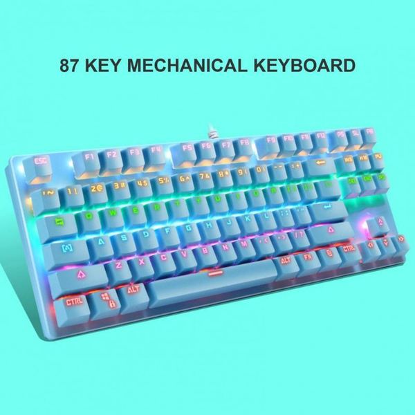 keyboards k7 green axis 87-key gaming real mechanical keyboard rgb cool light wired luminous switch pc computer
keyboards k7 green axis 87-key gaming real mechanical keyboard rgb cool light wired luminous switch pc computer