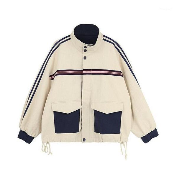women's jackets preppy style baseball uniform women/girl stand collar splicing long sleeve zipper casual loose jacket outdoor sport out, Black;brown
women's jackets preppy style baseball uniform women/girl stand collar splicing long sleeve zipper casual loose jacket outdoor sport out, Black;brown