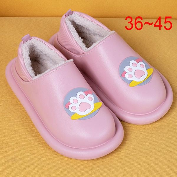brand women fur slides fluffy slippers winter warm shoes pu leather waterproof men ladies couples home indoor bedroom footwear, Black
brand women fur slides fluffy slippers winter warm shoes pu leather waterproof men ladies couples home indoor bedroom footwear, Black