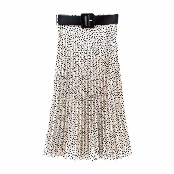 skirts 2021 summer women's retro high waist long fashion wild midi skirt with belt pleated printed, Black
skirts 2021 summer women's retro high waist long fashion wild midi skirt with belt pleated printed, Black