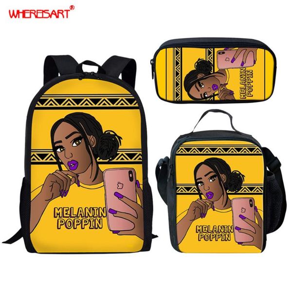 school bags whereisart black female afro princess shoulder bag african women magic backpack sets for high student kids bookbag
school bags whereisart black female afro princess shoulder bag african women magic backpack sets for high student kids bookbag