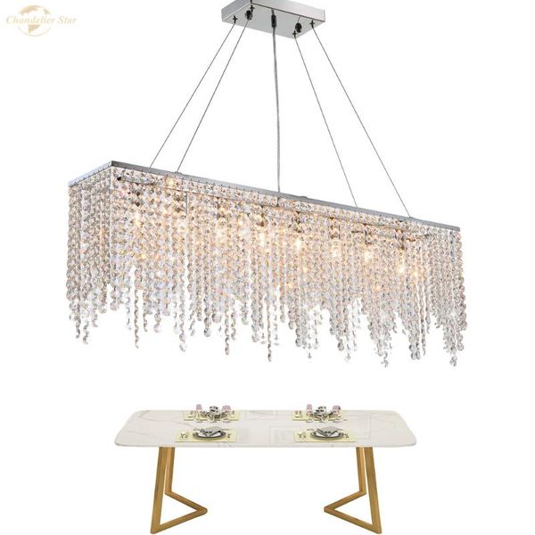 chandeliers luxury crystal lighting modern metal led square lustre pendant lamp home decoration for living room bedroom villa
chandeliers luxury crystal lighting modern metal led square lustre pendant lamp home decoration for living room bedroom villa