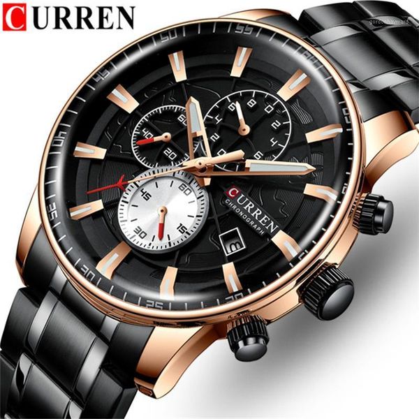 wristwatches mens watches curren chronograph business quartz watch men casual large dial clock sport relogio masculi, Slivery;brown
wristwatches mens watches curren chronograph business quartz watch men casual large dial clock sport relogio masculi, Slivery;brown