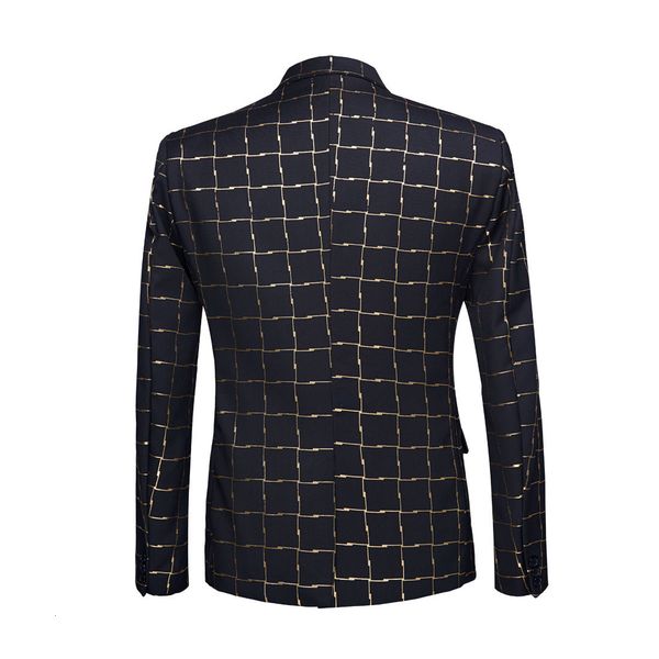 men's suits & blazers pijtrl men's blazer golden plaid style, jacket with slim fit design, plus size f3hr, White;black
men's suits & blazers pijtrl men's blazer golden plaid style, jacket with slim fit design, plus size f3hr, White;black