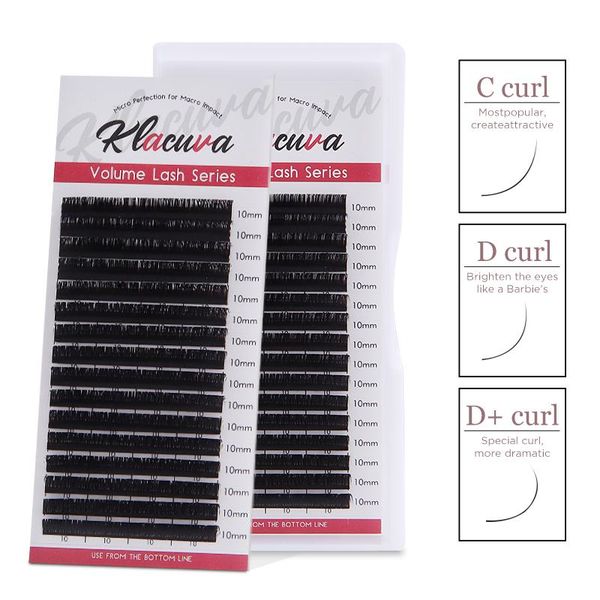false eyelashes klacuva 0.05/0.07/0.10 individual eyelash extension d+ natural soft volume extensions premium supplies lash 1
false eyelashes klacuva 0.05/0.07/0.10 individual eyelash extension d+ natural soft volume extensions premium supplies lash 1
