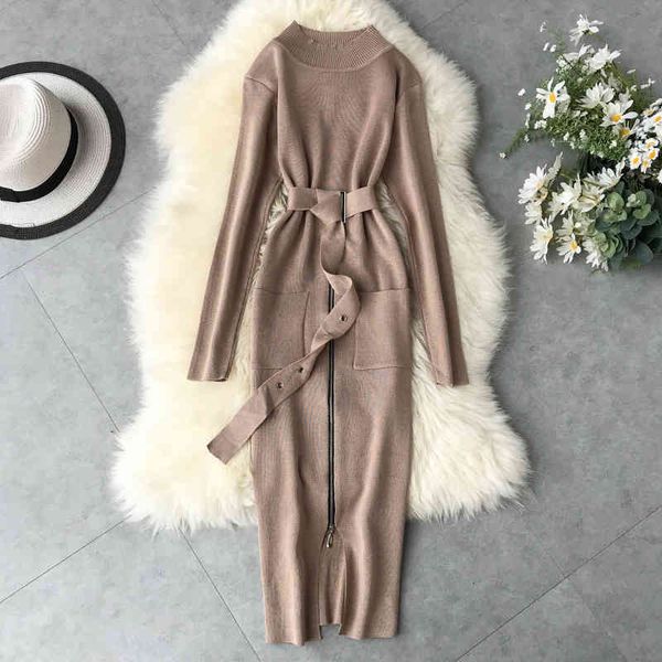 dress turtleneck sweater women winter zipper pockets long sleeve midi bodycon with belt ladies ribbed warm knitted es atwo, Black;gray
dress turtleneck sweater women winter zipper pockets long sleeve midi bodycon with belt ladies ribbed warm knitted es atwo, Black;gray
