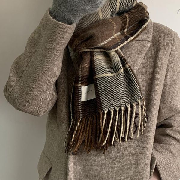 scarves winter men's cashmere scarf feel plaidd color tassel shawl long couples warmth imitation all-match ladies, Blue;gray
scarves winter men's cashmere scarf feel plaidd color tassel shawl long couples warmth imitation all-match ladies, Blue;gray