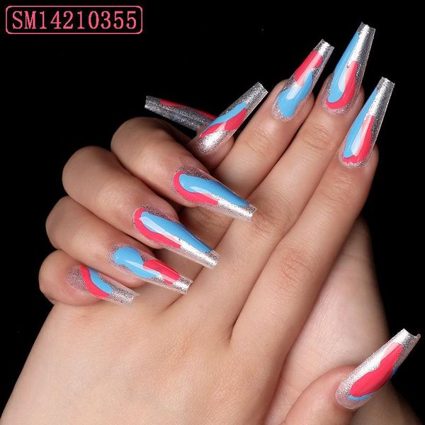 false nails 24pcs nail patch red blue white graffiti glue type removable long paragraph fashion manicure sttx889, Red;gold
false nails 24pcs nail patch red blue white graffiti glue type removable long paragraph fashion manicure sttx889, Red;gold
