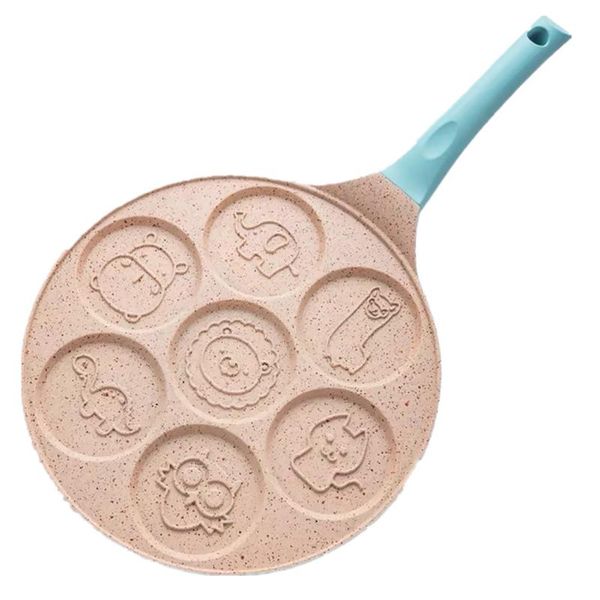 pans 7 holes non stick breakfast maker animal mold easy clean cartoon cooking tool pancake pan silicone handle ergonomic design
pans 7 holes non stick breakfast maker animal mold easy clean cartoon cooking tool pancake pan silicone handle ergonomic design