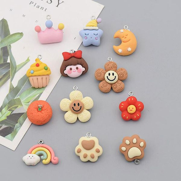 charms 10pcs resin painted series small pendant earrings necklace bracelet jewelry making diy fashion accessories, Bronze;silver
charms 10pcs resin painted series small pendant earrings necklace bracelet jewelry making diy fashion accessories, Bronze;silver
