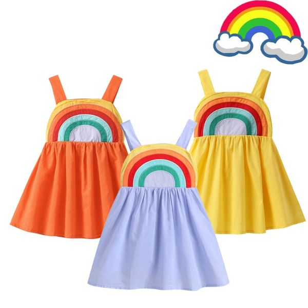 girl's dresses 2-8 years children clothing girl rainbow suspender dress toddler birthday party carnival costume summer for baby girls, Red;yellow
girl's dresses 2-8 years children clothing girl rainbow suspender dress toddler birthday party carnival costume summer for baby girls, Red;yellow