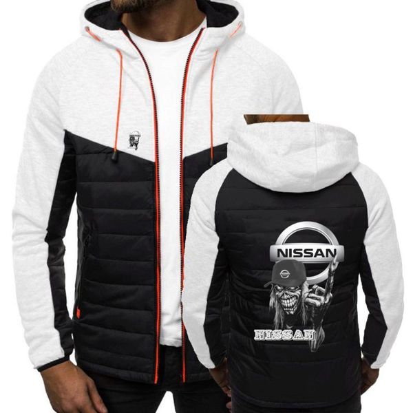 men's hoodies & sweatshirts 2021 spring and autumn stitching hoodie nissan logo fashion novel trend casual all-match lace jacket, Black
men's hoodies & sweatshirts 2021 spring and autumn stitching hoodie nissan logo fashion novel trend casual all-match lace jacket, Black