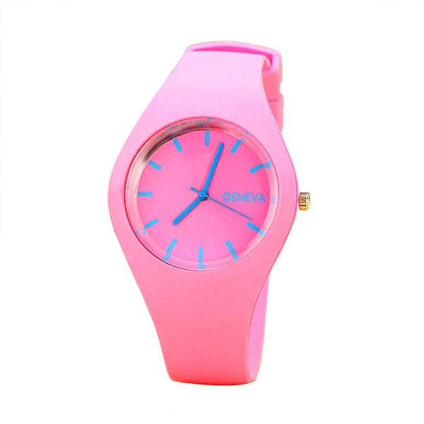 wristwatches 2021 women's watches sports candy-colored jelly quartz-watch silicone strap ladies relogio masculino clock, Slivery;brown 
wristwatches 2021 women's watches sports candy-colored jelly quartz-watch silicone strap ladies relogio masculino clock, Slivery;brown