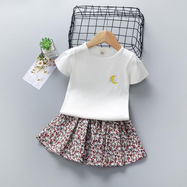 clothing sets baby girl summer set short sleeve 2 3 4 5 7 years cartoon white t-shirt pleated floral skirt two piece suit kf1036
clothing sets baby girl summer set short sleeve 2 3 4 5 7 years cartoon white t-shirt pleated floral skirt two piece suit kf1036