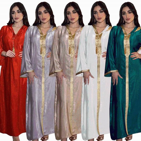 ethnic clothing dubai arabic muslim abaya dress for women fall 2021 champagne moroccan kaftan hooded robe turkish islamic jalabiya, Red
ethnic clothing dubai arabic muslim abaya dress for women fall 2021 champagne moroccan kaftan hooded robe turkish islamic jalabiya, Red