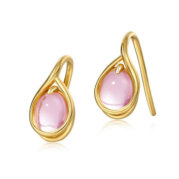 stud 925 sterling silver earrings natural rose quartz for women real gold plated wedding fine jewelry, Golden;silver
stud 925 sterling silver earrings natural rose quartz for women real gold plated wedding fine jewelry, Golden;silver