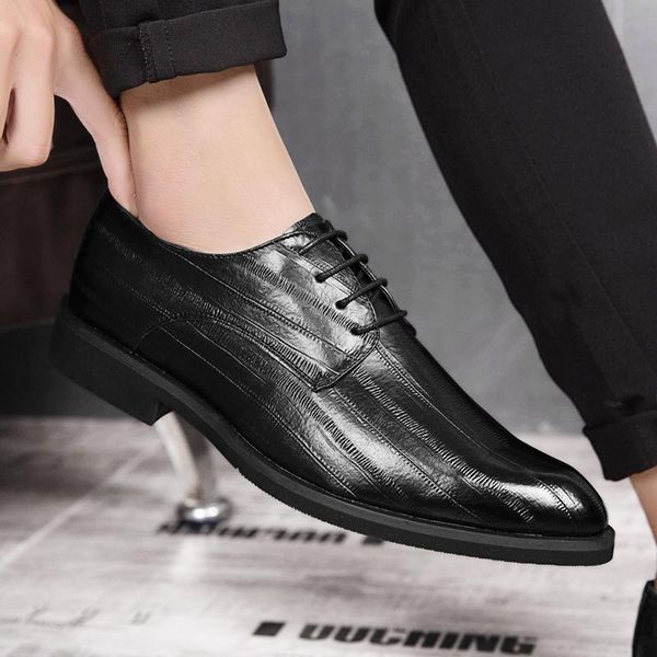 designer casual shoes men lace up leather chaussure bateau homme ayakkab oxfords dress, Black
designer casual shoes men lace up leather chaussure bateau homme ayakkab oxfords dress, Black