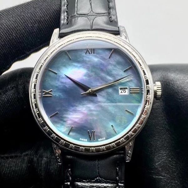 brand sky blue and cowry white 39mm mens watch stainless automatic ville men's sports wrist sapphire men watches, Slivery;brown
brand sky blue and cowry white 39mm mens watch stainless automatic ville men's sports wrist sapphire men watches, Slivery;brown
