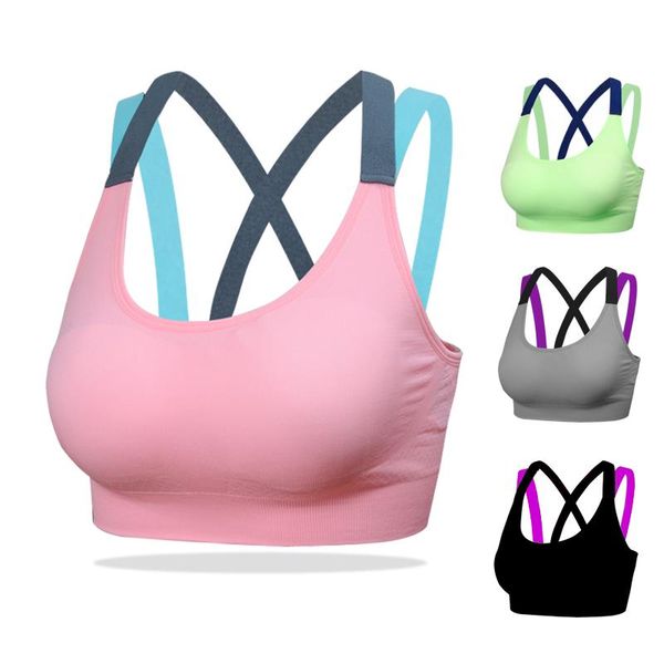 yoga outfits fitness women sport bra shirt running gym sports shockproof cross strap back push up workout, White;red
yoga outfits fitness women sport bra shirt running gym sports shockproof cross strap back push up workout, White;red