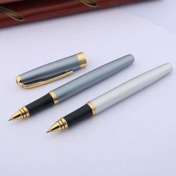 student silver blue 388 stainless steel with golden arrows trim rollerball pen ballpoint pens, Blue;orange
student silver blue 388 stainless steel with golden arrows trim rollerball pen ballpoint pens, Blue;orange