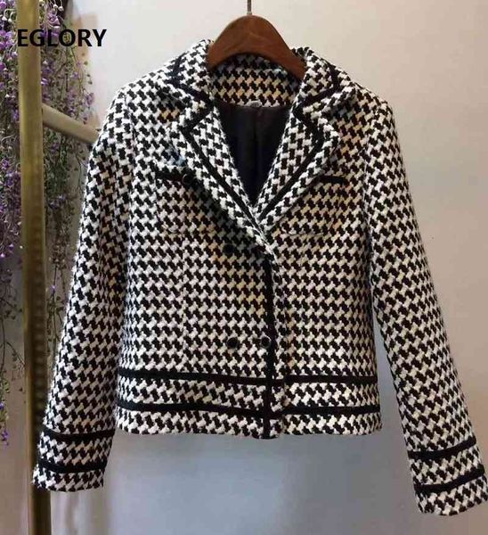 coats jacket autumn winter wool jacket ladies turn-down collar vintage print double breasted casual basic coats wool, Tan;black
coats jacket autumn winter wool jacket ladies turn-down collar vintage print double breasted casual basic coats wool, Tan;black