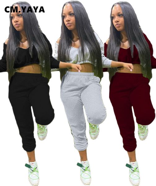 two 2 piece set sweatsuit for women fall winter fitness outfits crop + jogger pants set sport activewear trasuitby air, White
two 2 piece set sweatsuit for women fall winter fitness outfits crop + jogger pants set sport activewear trasuitby air, White