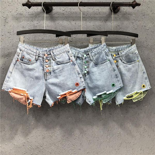spring summer plus size denim shorts women fashion loose panelled button hole casual slim high waited wide leg jeans women's, Blue
spring summer plus size denim shorts women fashion loose panelled button hole casual slim high waited wide leg jeans women's, Blue