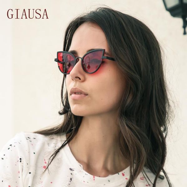 sunglasses giausa personalized cat's eye women's 2021 night vision glasses, White;black
sunglasses giausa personalized cat's eye women's 2021 night vision glasses, White;black