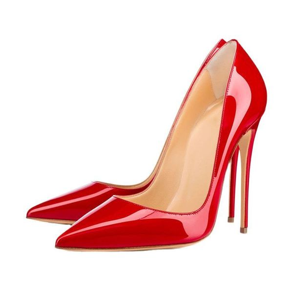 dress shoes womens pumps red high heel 2021 spring patent leather pointed toe heels ladies wedding 12cm, Black
dress shoes womens pumps red high heel 2021 spring patent leather pointed toe heels ladies wedding 12cm, Black