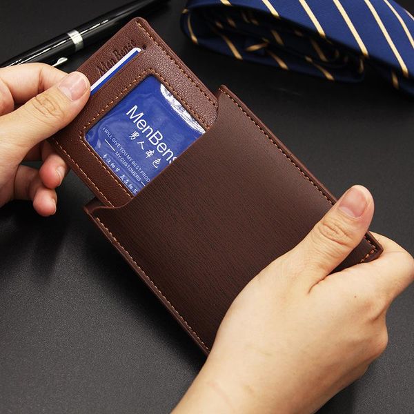 men wallet leather card holder fashion purse multifunction for s male iron edge billetera hombre wallets, Red;black
men wallet leather card holder fashion purse multifunction for s male iron edge billetera hombre wallets, Red;black