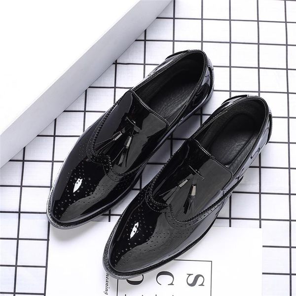 dress shoes tassels men's formal shoe size48 brouges men loafers patent leather classic black office for mens
dress shoes tassels men's formal shoe size48 brouges men loafers patent leather classic black office for mens