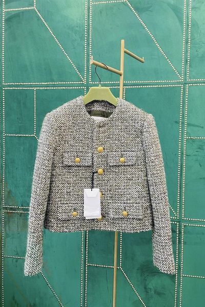 women's jackets style small fragrance tweed coat celebrity temperament short versatile top, Black;brown
women's jackets style small fragrance tweed coat celebrity temperament short versatile top, Black;brown